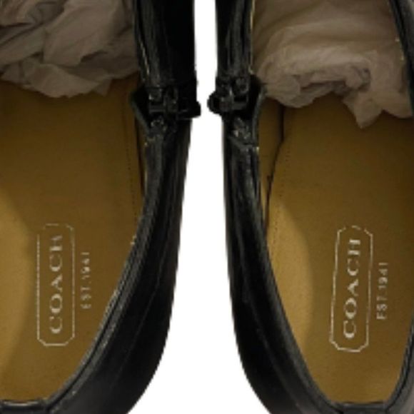 Coach Black Leather Delilah Booties size 10 - Picture 11 of 14